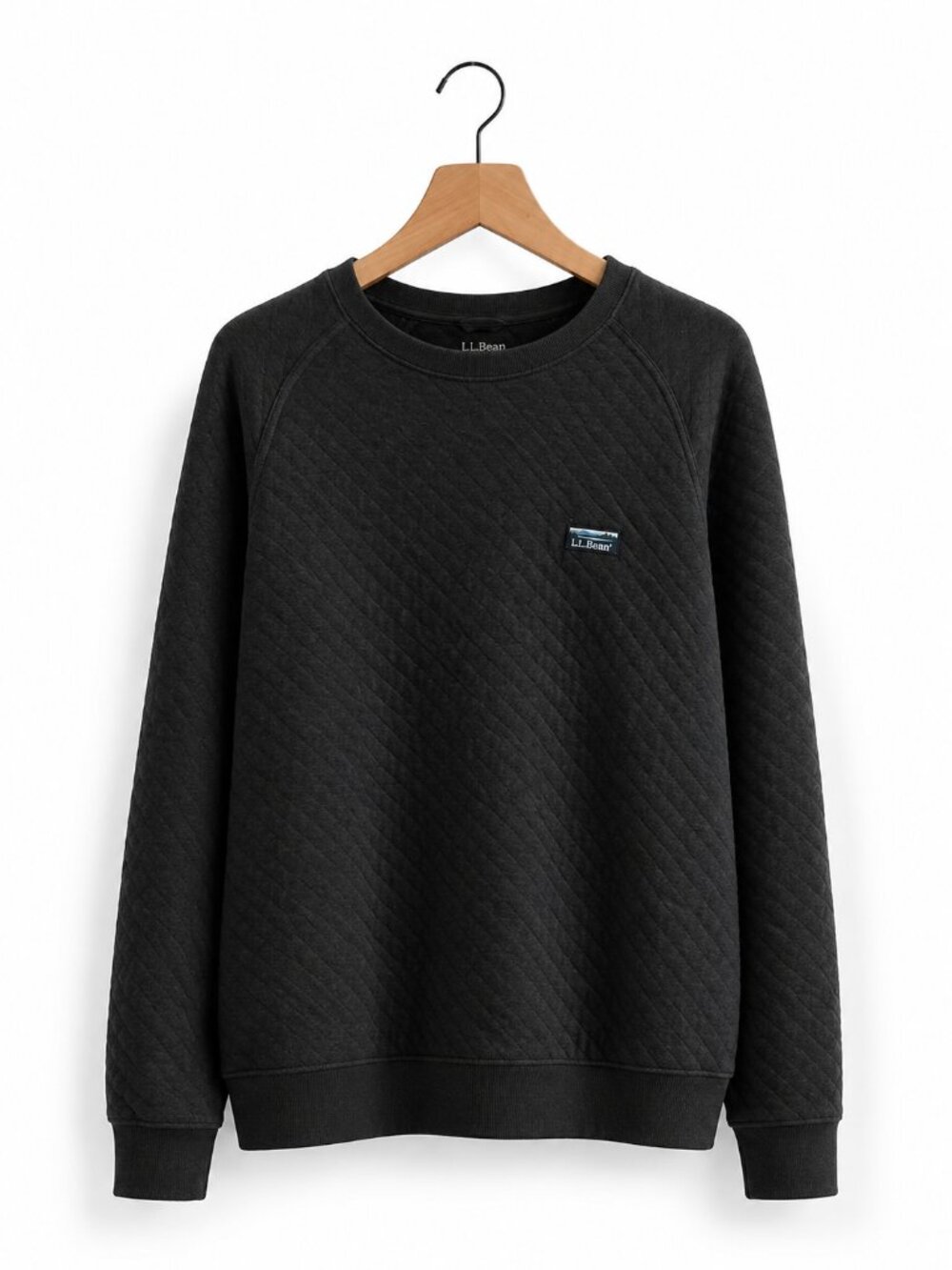 L.L. Bean Quilted Crewneck Sweatshirt